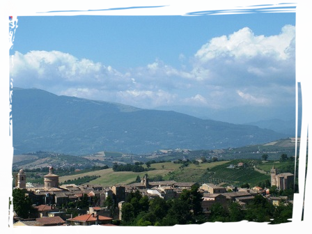 Panorama di Offida